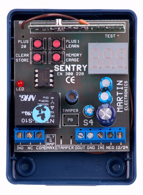 SENTRY 433Mhz Code-Hopping Receiver with 1000 User Storage Capability_TASK Ltd